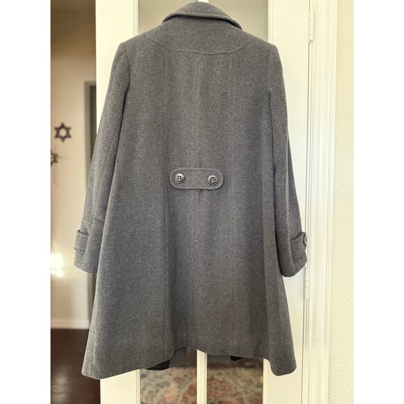 Vintage Preston & York Women's Gray Wool Blend Coat size 8 - Picture 6 of 8